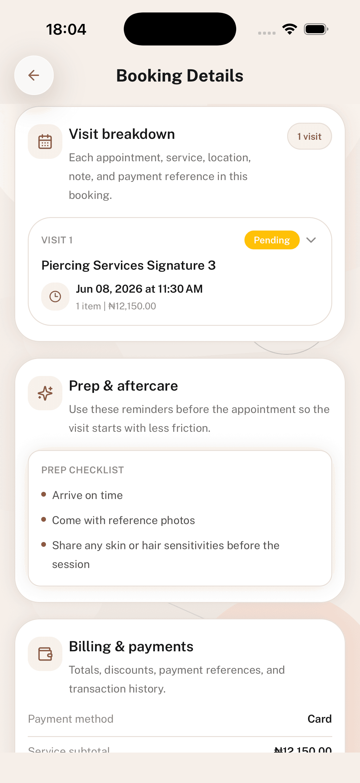 Reslay customer app discovery